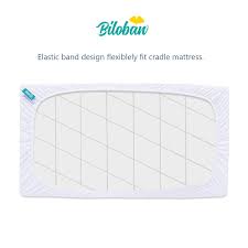 Cradle mattress pads designed by most brands also come with soft quilted cushions and they help to offer extra comfort to babies; Cradle Mattress Pad Ultra Soft Bamboo For 36 18 Cradle Biloban Online Store