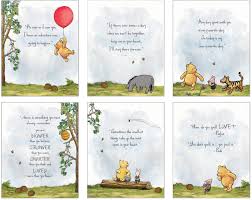 Winnie the pooh, a bear eeyore, a gloomy donkey piglet, a piglet (brave) rabbit, busy and important owl, can spell tuesday tigger, a bouncy tiger kanga pooh is, of course, the star of the show, and here are his best quotes. Amazon Com Herzii Prints Classic Winnie The Pooh Wall Art Decorations Set Of 6 5x7 Inch Nursery Playroom Home Decor Baby Shower Decorations Baby