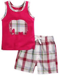 vaenait baby kids girls 100 cotton sleeveless shorts set