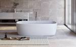 Solid surface bathtub