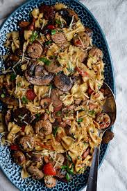 Chicken and mushrooms have been saving dinner for years now. Italian Chicken Sausage Mushroom Tomato Pasta Always Order Dessert