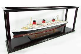 Our pristine ship display cases allow you to display your impressive model ships in style whilst protecting them from dust and debris simultaneously. Display Case For Any Cruise Ships Ocean Liners