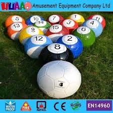Gunstige Grosse 4 Riesigen Aufblasbaren Snooker Fussball In Snookball Spiel Riesige Billard Ball Luftpumpe 16 Stucke Fussball Spi Billard Spiele Pool Spiele