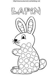Lapins Pour Gommettes A Colorier Et En Couleur Coloriage Lapin Coloriage Lapin De Paques Lapin De Paques A Imprimer