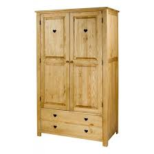Couleurs Des Alpes Armoire Rustique Pin Massif Avec Coeur 2 Portes 2 Tiroirs Terroir La Redoute Tall Cabinet Storage Storage Cabinet Tall Storage
