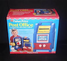 Vintage Fisher Price 2020 Post Office Play Set New In Box 85 Nostalgic Toys Weird Toys Fisher Price