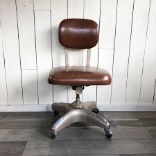 Mid Century All Steel Equipment Inc Office Chair Steno Etsy Vintage Office Chair Industrial Chair Office Chair