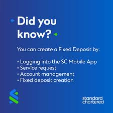 Fixed deposits for the tenor > 6 months with interest reinvestment option : Conveniently Manage Your Standard Chartered Botswana Facebook