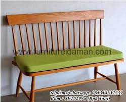 Bangku taman jati minimalis, kode produk : Bangku Kayu Jati Simple Minimalis Furniture Idaman