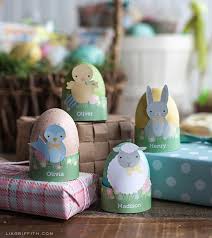 Download Printable Easter Critter Egg Holders
