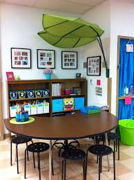 Guided Math Area I Love The Leaf Tent Above The Table And The Shelves Are So Organized And Ti Classroom Decor Ikea Classroom Classroom Organisation