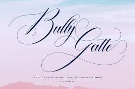 This free fonts collection also offers useful content and a huge collection of truetype face and opentype. Bully Gatte 258352 Calligraphy Font Bundles Signature Logo Design Free Fonts Download All Fonts