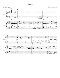 Hollow Knight Hornet Sheet Music For Piano Piano Duo Musescore Com