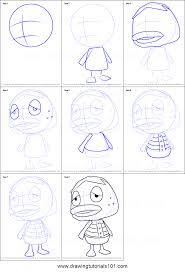 How To Draw Quillson From Animal Crossing Printable Drawing Sheet By Drawingtutorials101 Com Animal Crossing Drawing Sheet Drawings