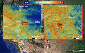 Heed evacuation orders from your local municipal, county, and state officials. Nasa S Ecostress Maps Surface Temperature Around Scorching California Fires