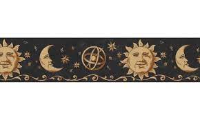 Sun Moon And Stars B75055 Wallpaper Border Wallpaper Border Twitter Header Aesthetic Twitter Header Photos