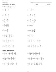 Maybe you would like to learn more about one of these? Precalculus Fractions Worksheet