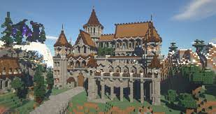 It's medieval, has plenty of towers and is super spacious! My Wip Survival Castle Hope You Like It Minecraftbuilds In 2021 Minecraft Castle Blueprints Minecraft Designs Minecraft Plans