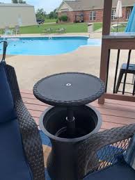 After our last party i think i may have made a couple of sales for the keter brand. Keter Modern Cool Bar And Side Table Outdoor Patio Furniture With 7 5 Gallon Beer And Wine Cooler Gray Walmart Com Walmart Com