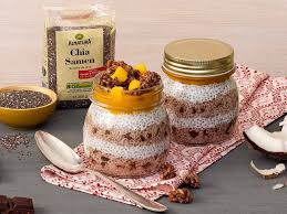 Schoko Kokos Chiapudding Mit Mango Rezept Rezepte Alnatura Rezepte Alnatura