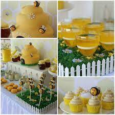 Here are some delightful decor ideas you can use for your own gender reveal party. Kara S Party Ideas Bee Party Planning Ideas Supplies Idea Cake Decorations Beehive
