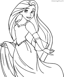 Download these free printable coloring pages and see how rapunzel learns that mother gothel is a witch, not her mother and that she is the lost princess, how flyn saves rapunzel from the witch and helps her to reunite with her family. Tangled Coloring Pages Coloringall
