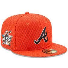 Atlanta Braves New Era 2017 Home Run Derby Side Patch 59fifty Fitted Hat Orange Atlanta Braves Fitted Hats Braves Game Outfit