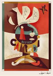 1934 Manifesto Cordial Campari Aperitif In 2020 Kunst Poster Posterdrucke Art Deco Illustration