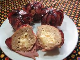 Arrange the bacon across the top of the meatloaf and bake for about 55 to 65 minutes until the internal temperature of. Mac Cheese Meatloaf Bacon Balls 4 Steps With Pictures Instructables