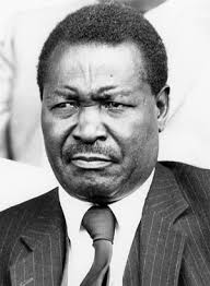 Image of Kenneth Matiba (KEN Kenya Ford Asili party leader) smiles  confidently,...,