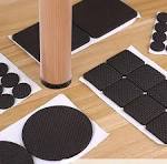 18pcs Black EVA Self-* Chair Leg Pads - Round, Non-Slip, Quiet Sponge  Cushions for Furniture Protection, Grid, Table Legs