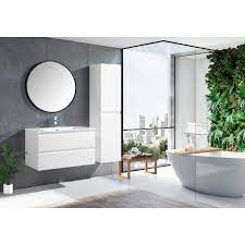 We offer a wide selection of wall mounted vanities that float on your bathroom wall. The Frost Collection 36 Inch Floating Modern Bathroom Vanity Overstock 20979057