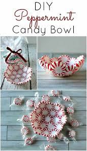 Making holiday decorations with peppermint candy. Diy Peppermint Candy Bowls Princess Pinky Girl