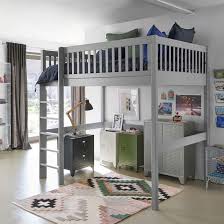 Lit Mezzanine Couchage 140x190 Cm Diablotin Gris Clair Am Pm La Redoute Mobile Lit Mezzanine Coin Chambre Lits Mezzanine