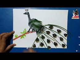 Contoh mozaik burung merak dari daun kering : Tutorial Membuat Kolase Burung Merak Dari Daun Nangka Kering Dan Basah Youtube
