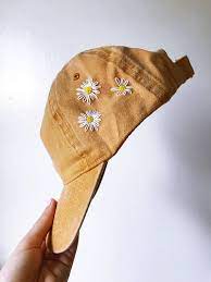 Floral Women S Baseball Cap Hand Embroidered Flowers Summer Baseball Cap Womens Flower Hat Gift For Women Dad Hat Gift For Hiker Hat Embroidery Hand Embroidered Flowers Embroidered Clothes