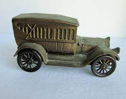 Vintage Banthrico 1917 Pierce Arrow Touring Car Coin Bank Etsy Antique Cars Coin Bank Car
