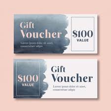 Gift cards with purple ribbon. Gift Certificate Images Free Vectors Stock Photos Psd