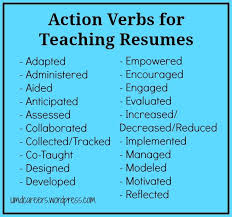 For example, a professor's resume will look completely different than a sales professional's resume. Former Teacher Resume Of Words To Use On A Teaching Resume Other Than Taught Free Templates
