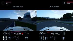 Gt Sport 2 Players Split Screen Ps4 Fat Youtube
