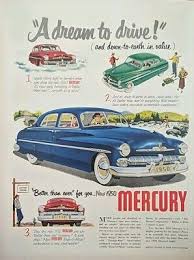 Image result for Banning Blue 1950 Mercury