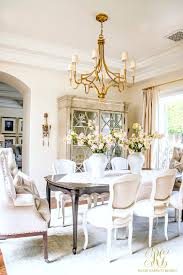 Mix and match dining room decor. Glam Transitional Dining Room Reveal Randi Garrett Design