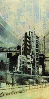 Liz Brizzi Http Www Widewalls Ch Artist Liz Brizzi Collage Painting Photography Urban Landscape Building Art Landscape