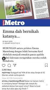 Banyak lagi video eksklusif dan yang best best dekat channel meletop viral! Update Emma Maembong Dismisses Marriage Rumours With Syed Abdullah Hype Malaysia