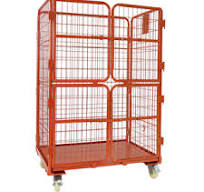 Steel Cage Trolley - Heavy Duty Trolley with Cage Design