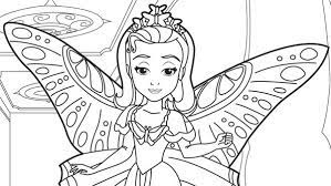 Princess Amber In Sofia The First Coloring Page Netart
