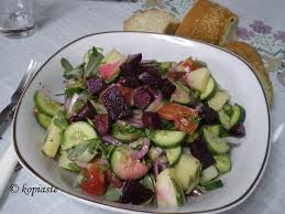 Add red onions, vinegar, and lemon juice, stir with tongs, and add remaining ingredients. Purslane Salad Glystrida Purslane Tzatziki And Carrot Tzatziki Kopiaste To Greek Hospitality