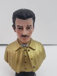 Jesus Malverde Gold Figurine Statue Handmade 5x4