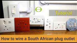 Standard trailer wiring diagram sabs 1327 1981. How To Wire Any South African Wall Plug Outlet Socket Tutorial Youtube