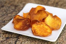 Deep Fry These Tasty Sweet Potato Chips Recipe Sweet Potato Chips Sweet Potato Recipes Fries Sweet Potato